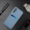 Pikkukuva 2 / 2: Card Holder Suojakuori For Samsung Galaxy A72 5G - Sininen Blue