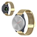 Miniatyrbillede 1 af 2: Garmin Vivomove 3s / Vivoactive 4S rustfrit stål urrem - Guld Gold