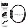 Miniatyrbillede 6 af 6: Samsung Galaxy Watch 5 / 5 Pro / 4 urrem i resin-stil - Sort / Lyserød Black