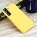 Pikkukuva 2 / 2: Matta nestesilikoninen kuori Samsung Galaxy S22 Plus - Keltainen Yellow