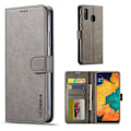 Pikkukuva 1 / 2: LC.IMEEKE Samsung Galaxy A20e Flip kotelot - Harmaa Silver grey