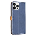 Pikkukuva 2 / 2: BINFEN kaksivärinen nahkakotelo iPhone 13 Pro Max - Sininen Blue