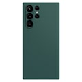 Miniatyrbillede 1 af 4: Skråt gummicover mod fald til Samsung Galaxy S23 Ultra - Sortliggrøn Green