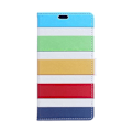 Miniatyrbillede 1 af 2: Moberg læder-etui til Huawei P9 Plus - Farvede striber Multicolor