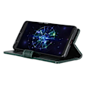 Miniatyrbillede 2 af 2: Crazy Horse iPhone Xs Max magnetisk læder flip cover - Sortgrøn Green