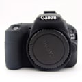 Miniatyrbillede 1 af 2: Canon EOS 200D kamera beskyttelsesetui i silikone der er miljøvenligt - Sort Black