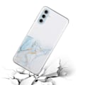 Miniatyrbild 4 av 4: Marmormotiv Samsung Galaxy A54 skal - Grå Silvergrå