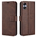 Pikkukuva 1 / 2: Lompakko Nahkakotelo For Samsung Galaxy A04e - Ruskea Brown