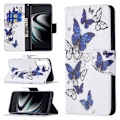 Pikkukuva 1 / 2: Wonderland Samsung Galaxy S22 Plus flip kuoret - Perhoset Multicolor
