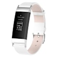 Miniatyrbild 2 av 2: Fitbit Charge 3 äkta läder klockband - Vit Vit