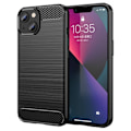 Pikkukuva 1 / 2: Carbon Flex Suojakotelo iPhone 14 - Musta Black