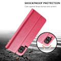 Pikkukuva 2 / 2: LC.IMEEKE Samsung Galaxy M53 5G flip case - Punainen Red