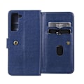 Pikkukuva 2 / 2: 10-slot Lompakko Suojakotelo For Samsung Galaxy S21 FE - Sininen Blue