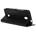 Miniatyrbillede 2 af 2: Acer Liquid Zest beskyttende læder-etui m. krokodilletekstur - Sort Black