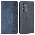 Pikkukuva 1 / 2: Bofink Vintage Motorola Moto Edge 2022 Nahkakotelo - Sininen Blue