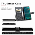 Miniatyrbillede 6 af 6: Mandala Sony Xperia 5 IV Flip Etui - Sort Black