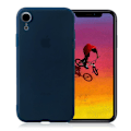 Miniatyrbillede 1 af 2: iPhone Xr anti-fingeraftryk mat etui - Mørkeblå Blue