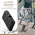 Miniatyrbillede 2 af 2: CaseMe Samsung Galaxy M32 5G / Samsung Galaxy A32 5G etui med lynlås og pung - Sort Black