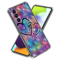 Miniatyrbillede 1 af 2: Deco Samsung Galaxy A34 5G Etui - Hjerte To Hjerte Multicolor