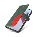 Miniatyrbild 4 av 6: Texturerat läder Motorola Edge 30 Ultra fodral med handledsband - Grön Grön