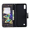 Pikkukuva 2 / 2: Wonderland Samsung Galaxy A10 kotelot - Sommerfugl med Diamant Multicolor