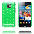 Miniatyrbillede 2 af 2: Prikker & Farver (Grøn) Samsung Galaxy S 2 Cover Green