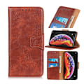 Miniatyrbillede 1 af 2: Crazy Horse Samsung Galaxy A40 lædercover - brun Brown