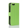 Miniatyrbillede 2 af 2: Asus Zenfone 4 Max 5.2 (ZC520KL) litchi tekstur PU læder flip etui - Grøn Green