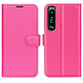 Pikkukuva 1 / 2: Classic Sony Xperia 1 IV flip kuoret - Ruusu Pink