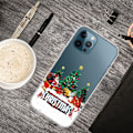 Miniatyrbillede 2 af 2: iPhone 14 Pro Max julemønstertryk mobil cover ridsefast, slankt og fleksibelt etui - Julemand Multicolor