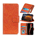 Miniatyrbild 1 av 2: Samsung Galaxy A50 läderfodral med nappatextur - Orange Orange