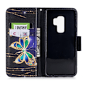 Miniatyrbild 2 av 2: Butterfly läder Samsung Galaxy S9 Plus fodral - Flerfärgad multifärg