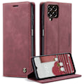 Miniatyrbillede 1 af 2: Etuime Samsung Galaxy M33 5g Vintage Etui - Rødvin Red