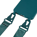 Miniatyrbillede 4 af 5: Tyndt TPU-etui med mat finish og justerbar strop til Samsung Galaxy S22 - Mørkegrøn Green