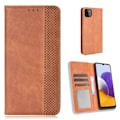 Miniatyrbillede 1 af 2: Bofink Vintage Samsung Galaxy A22 5G Læder etui - Brun Brown
