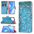 Miniatyrbillede 2 af 2: Wonderland Xiaomi 11 Lite 5g Ne / Mi 11 Lite 5g / 11 Lite Flip Etui - Træ med Blomster Blue
