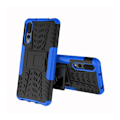 Miniatyrbild 1 av 2: Huawei P20 Pro TPU och plast halkfri och skyddande mobilskal med utfällbart ben - Blå Blå