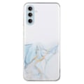 Miniatyrbillede 1 af 4: Marble Samsung Galaxy A14 Etui - Grå Silver grey