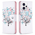 Miniatyrbillede 1 af 2: Wonderland Motorola Moto G23 / G13 / G53 Flip Etui - Blomst Træ Multicolor