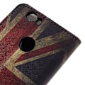 Pikkukuva 2 / 2: Scherfig Huawei Nova Nahkakotelo Läpällä - Vanhanaikainen Britannian Lippu Multicolor