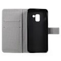 Pikkukuva 2 / 2: Samsung Galaxy A8 (2018) design suojakotelo - Sininen perhonen Multicolor