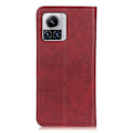 Miniatyrbillede 2 af 2: Flip Etui med Pung i Ægte Læder til Motorola Edge 30 Ultra / X30 Pro - Rød Red