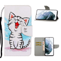 Miniatyrbillede 1 af 2: Wonderland Samsung Galaxy S21 FE Flip etui - Kat White
