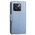 Miniatyrbillede 2 af 2: Glat og tyndt premium OnePlus 10T / OnePlus Ace Pro læderetui - Blå Blue