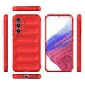 Pikkukuva 2 / 2: Pehmeä kahva muotoiltu kuori Samsung Galaxy A54 - Punainen Red