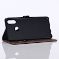 Miniatyrbillede 2 af 2: Crazy Horse Huawei P20 Lite retro stil PU læder flip etui - Kaffe Brown