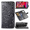 Miniatyrbillede 1 af 2: Mandala iPhone 11 Pro læderetui - Sort Black