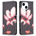 Pikkukuva 1 / 2: Wonderland iPhone 14 flip kuoret - Vaaleanpunainen Kukka Pink