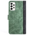 Pikkukuva 2 / 2: Kaksivärinen nahkainen läppäkotelo Samsung Galaxy A52s 5G / Samsung Galaxy A52 5G / Samsung Galaxy A52 - Vihreä Green