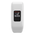 Miniatyrbillede 2 af 2: Garmin Vivofit JR smidig silikoneurrem - størrelse: S / hvid White
